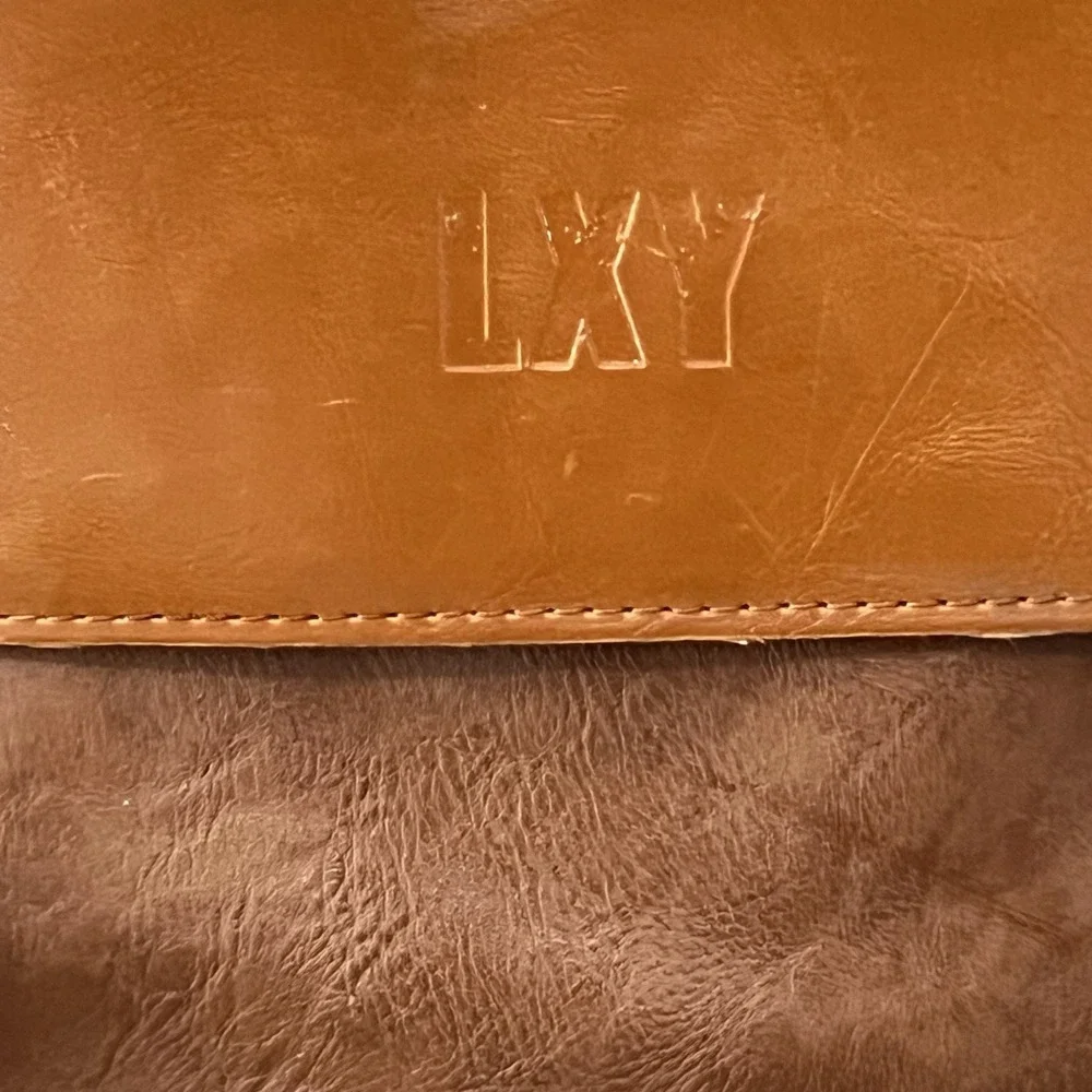LXY Vegan Leather Backpack Vintage Style Bookbag Unisex
